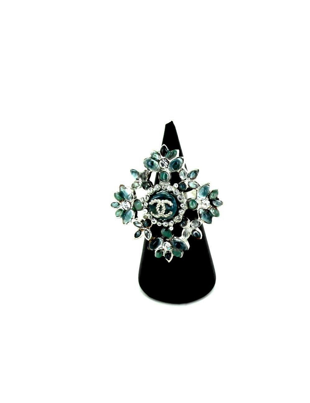 bague CHANEL taille unique verte