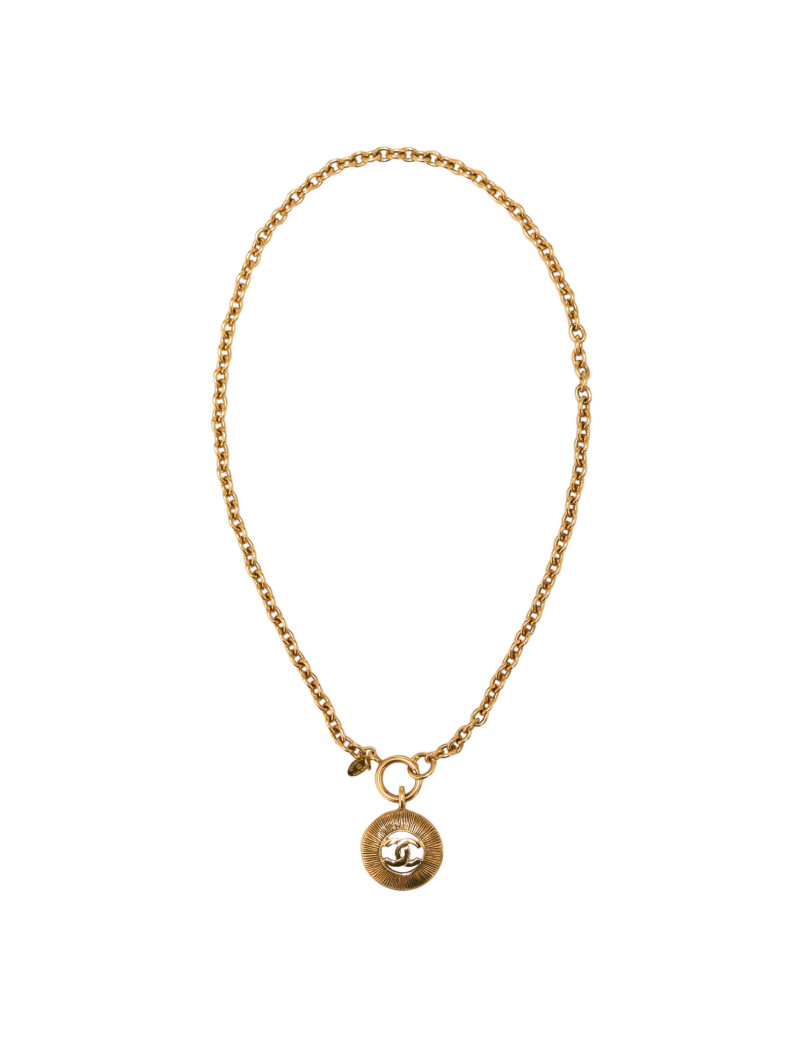 Collier CHANEL vintage pendentif