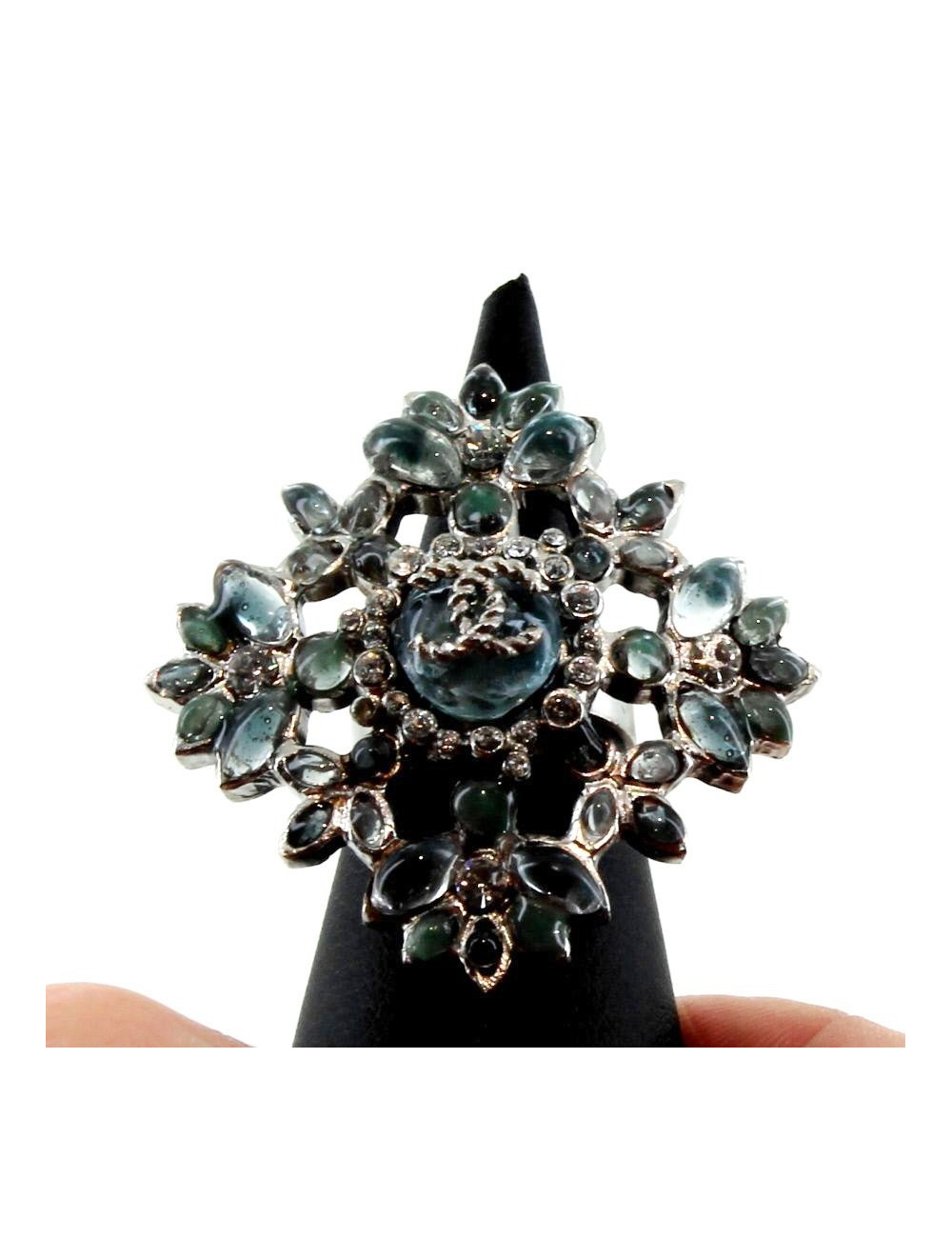 bague CHANEL taille unique verte