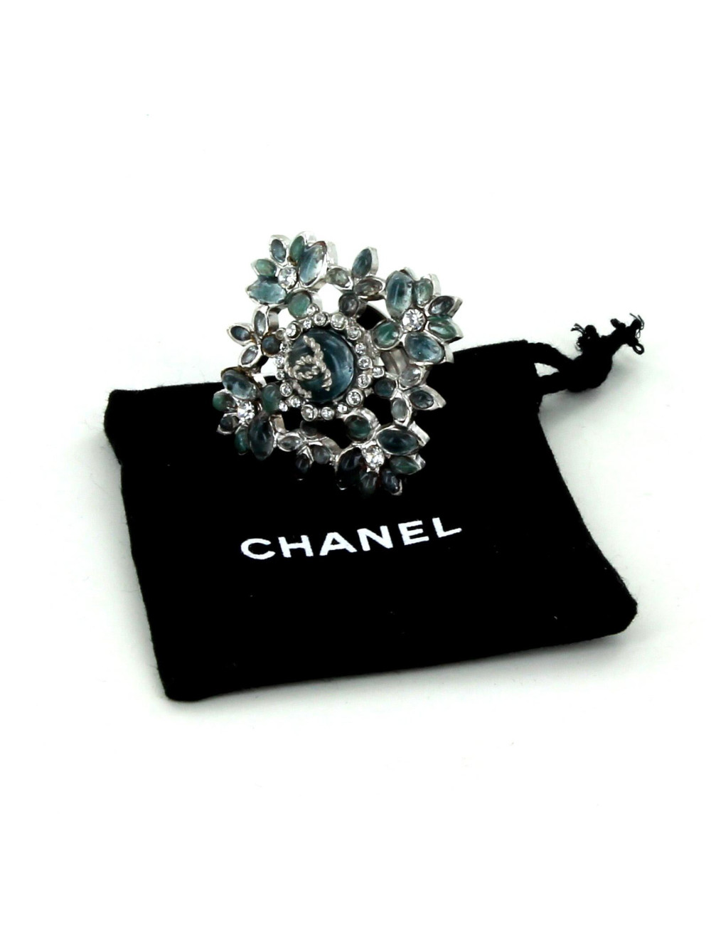 bague CHANEL taille unique verte