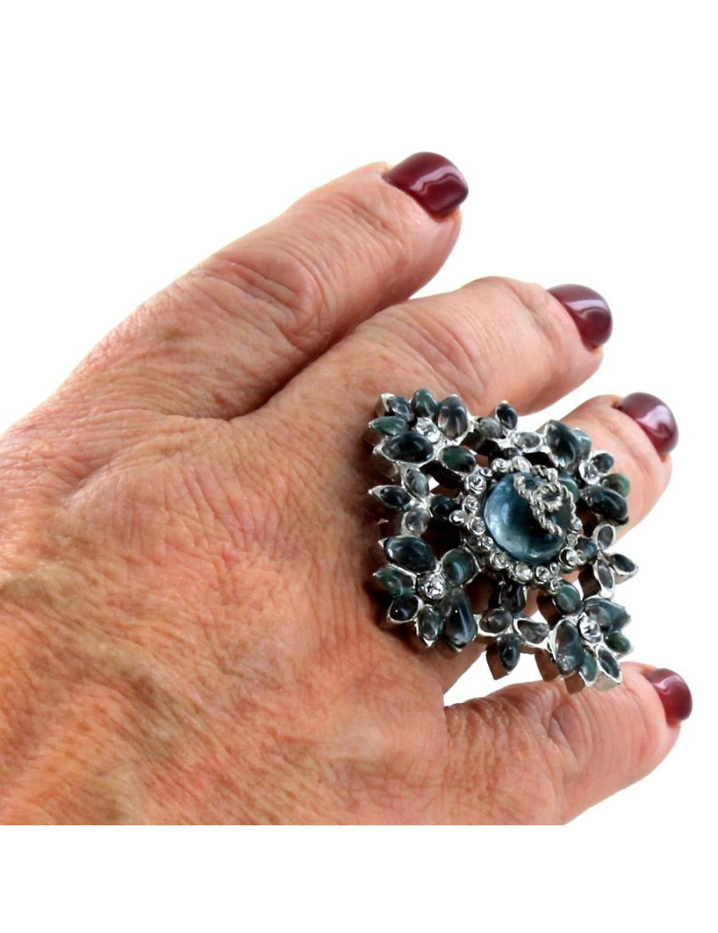 bague CHANEL taille unique verte