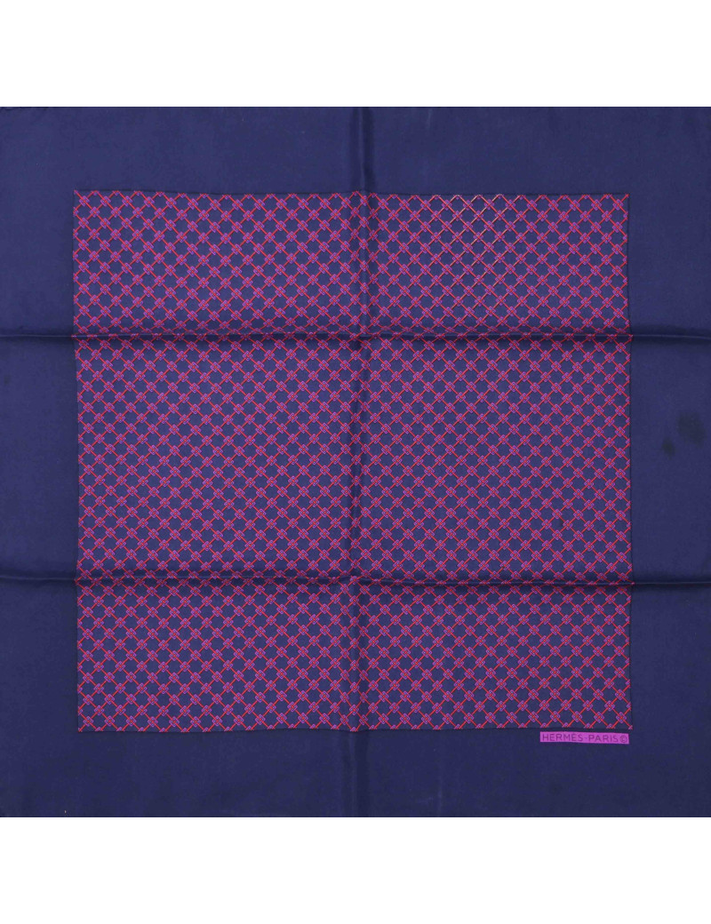 Pochette soie HERMES 