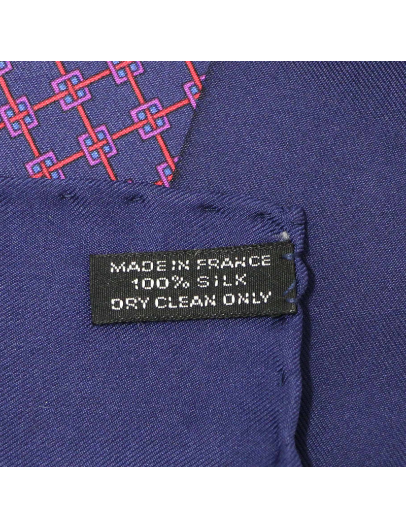 Pochette soie HERMES 