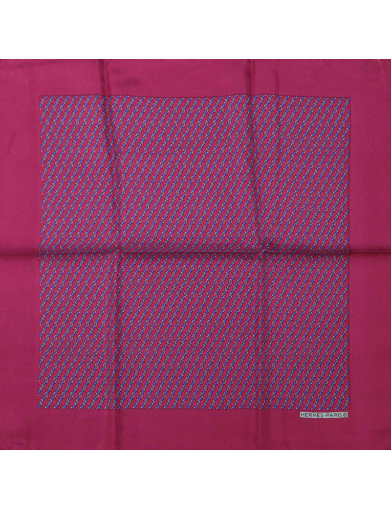 Pochette soie HERMES