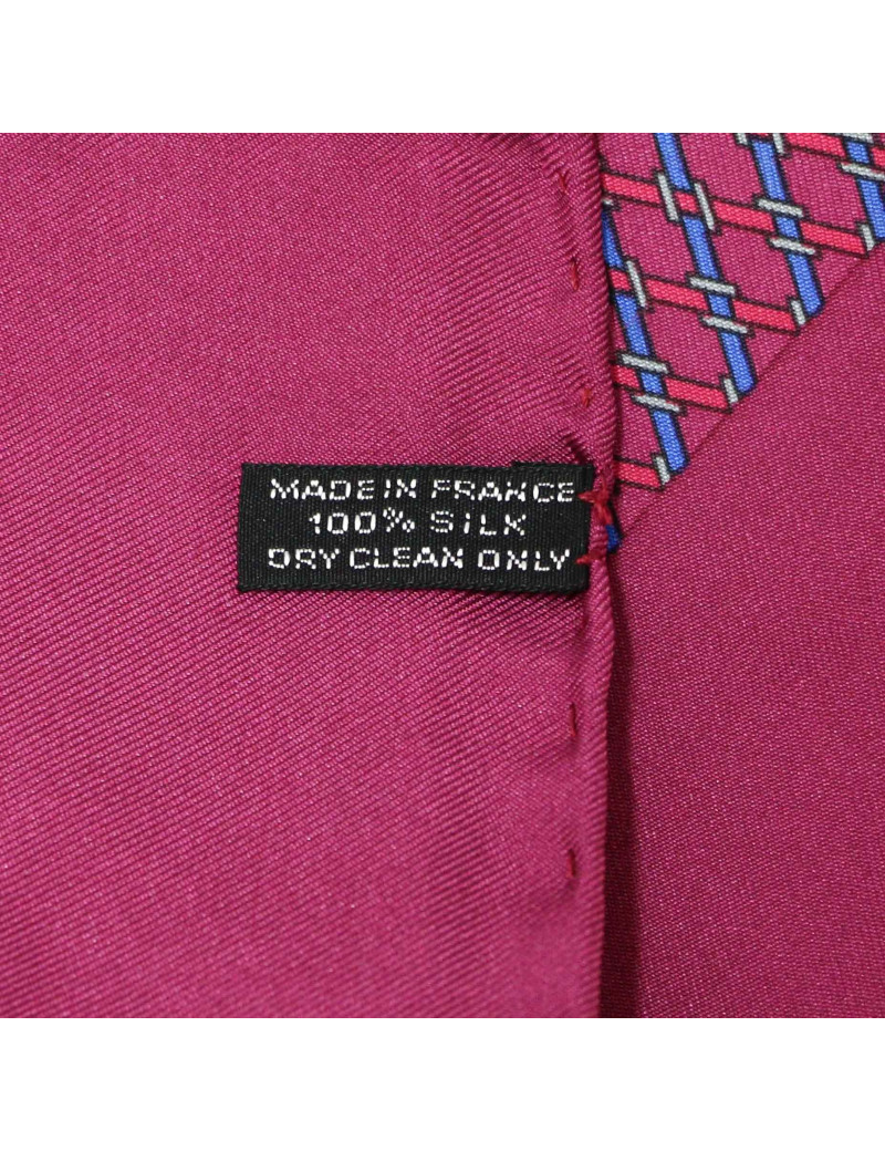 Pochette soie HERMES