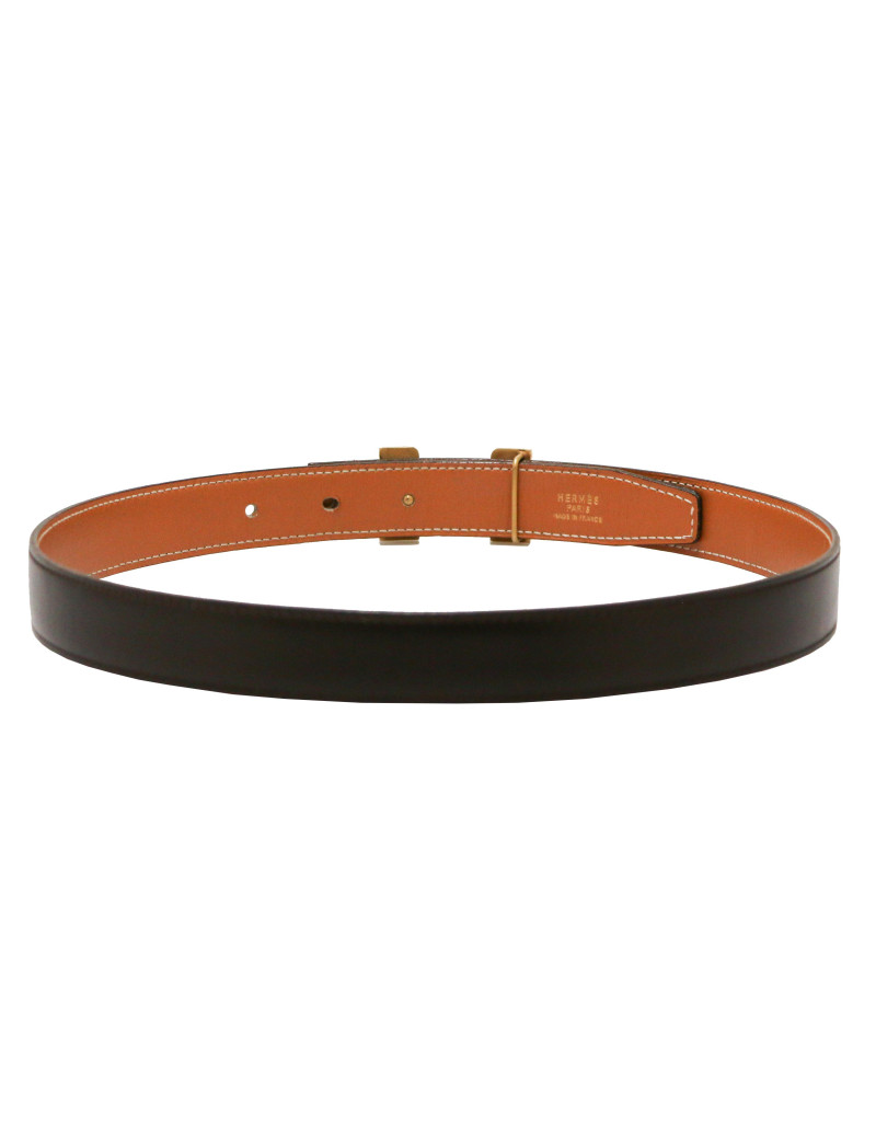 Ceinture T 65 HERMES réversible 