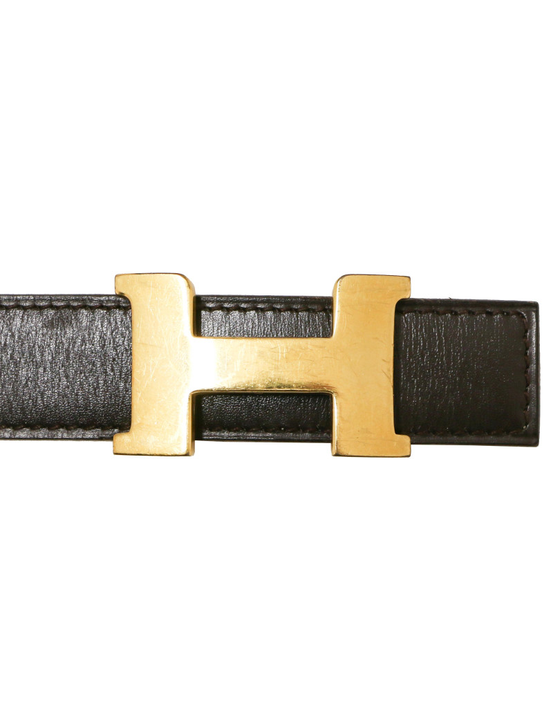 Ceinture T 65 HERMES réversible 
