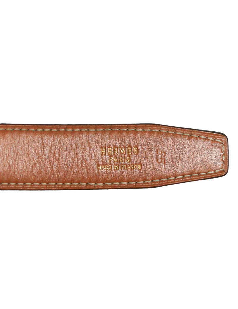 Ceinture T 65 HERMES réversible 