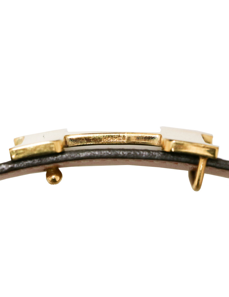 Ceinture T 65 HERMES réversible 