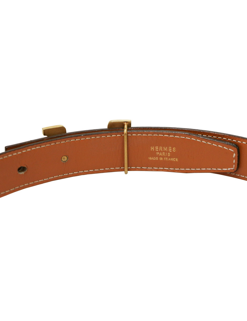 Ceinture T 65 HERMES réversible 