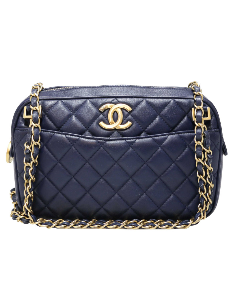 Camera bleu CHANEL bijouterie or