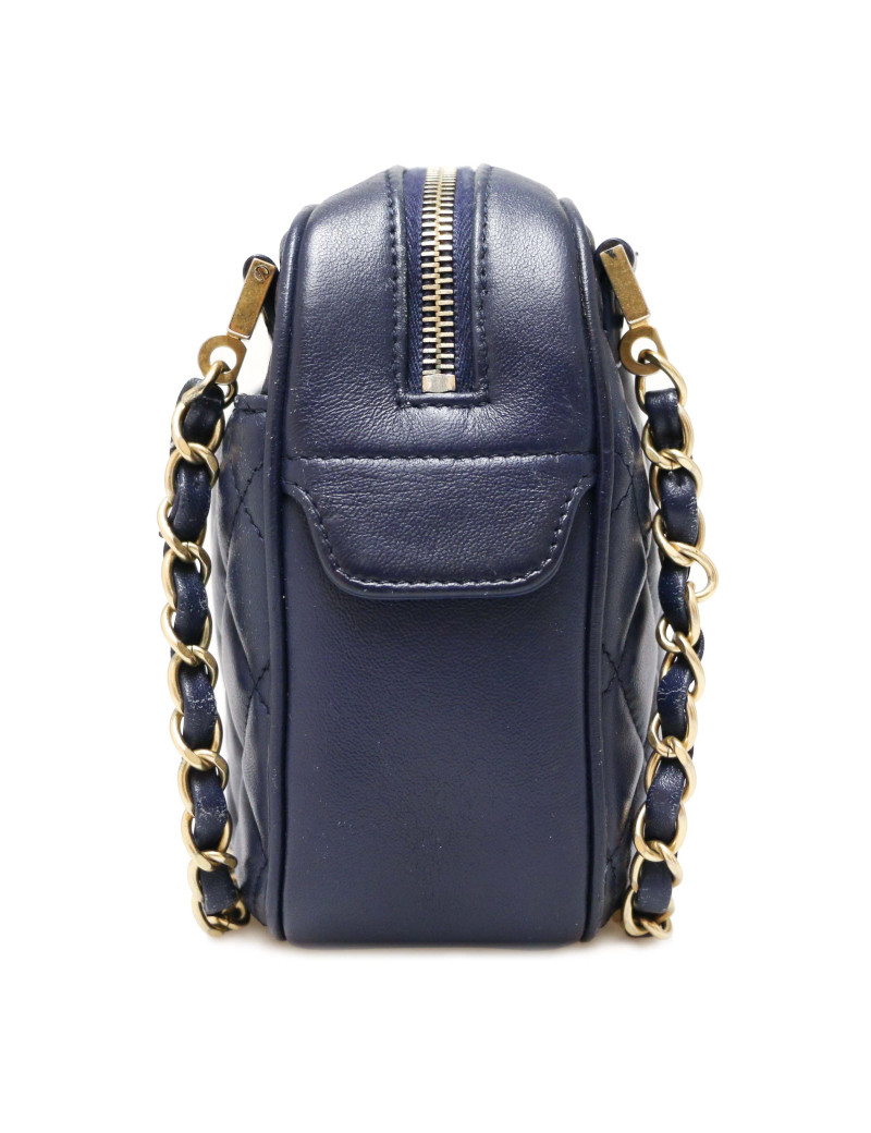 Camera bleu CHANEL bijouterie or