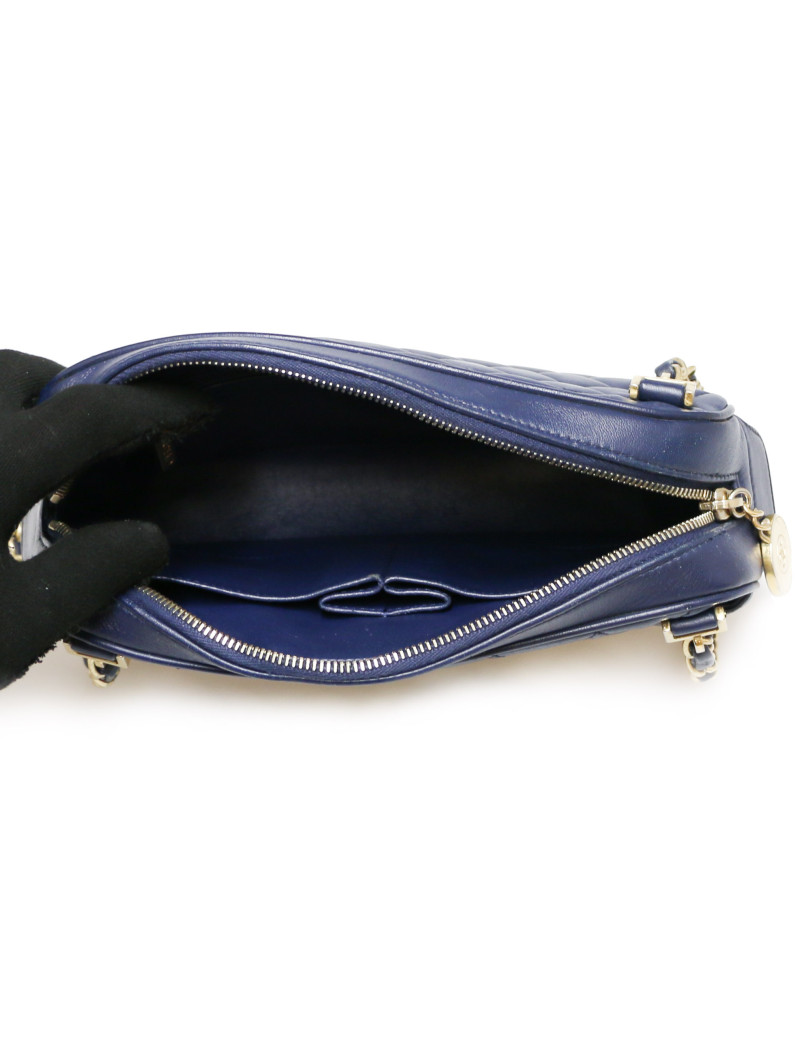 Camera bleu CHANEL bijouterie or