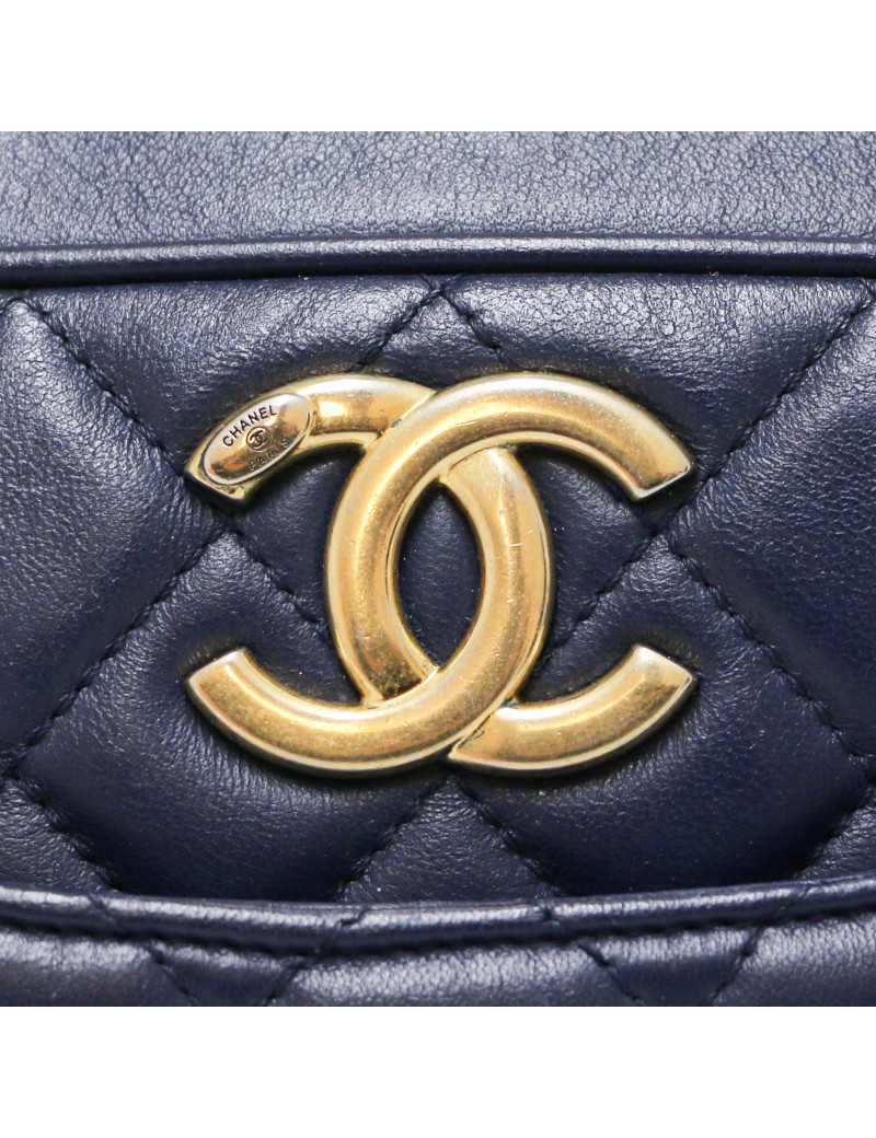 Camera bleu CHANEL bijouterie or