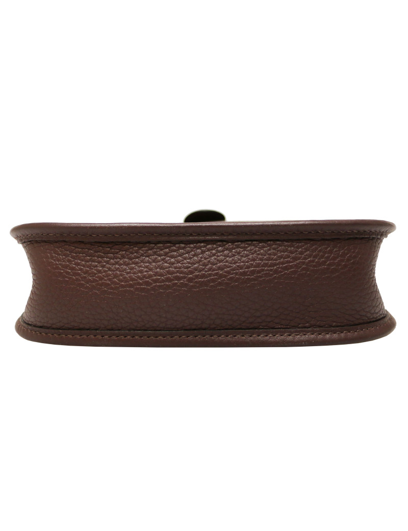 Mini Evelyne HERMES taurillon Marron Mahogany