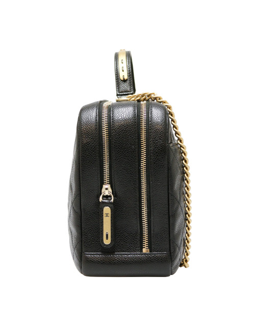 Sac CHANEL cuir caviar noir