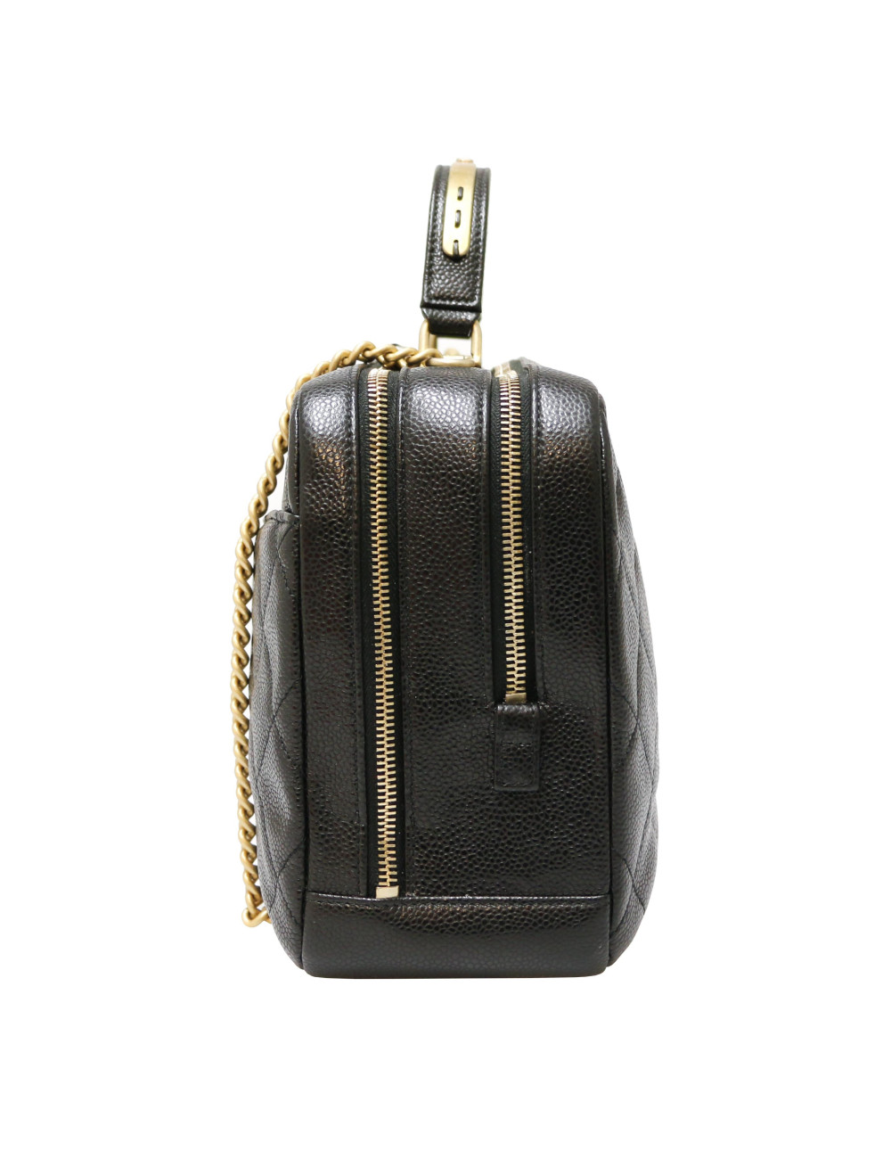 Sac CHANEL cuir caviar noir