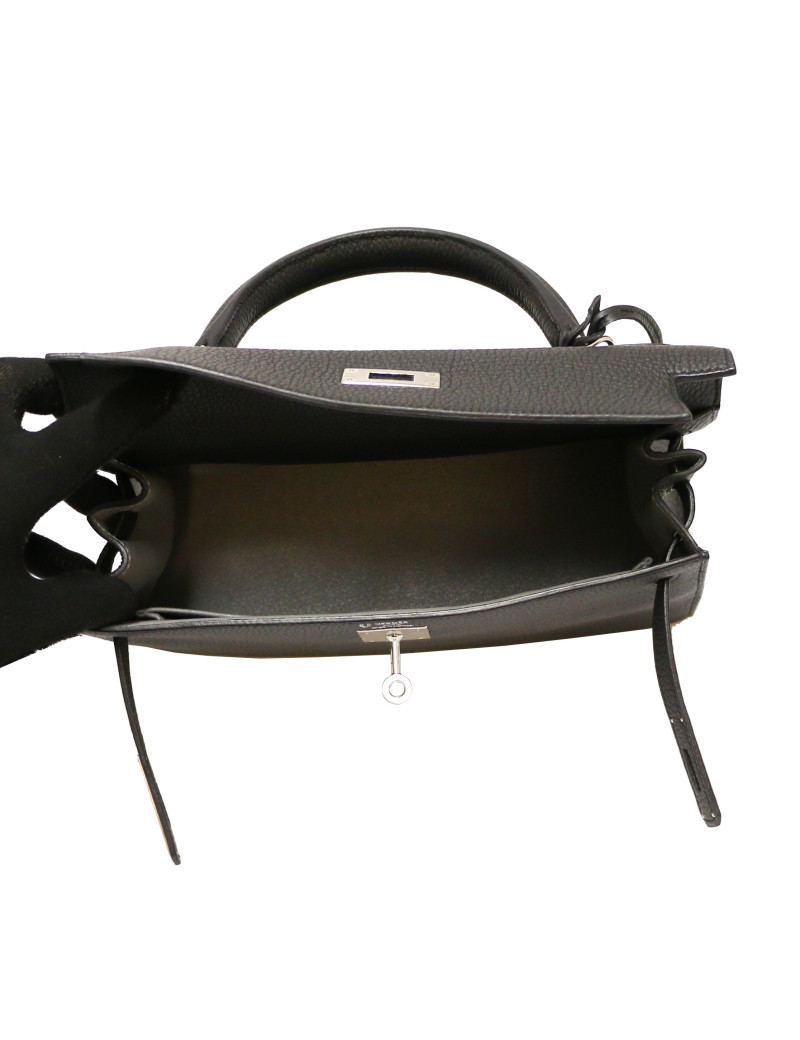 Sac HERMES Kelly II 28 togo noir