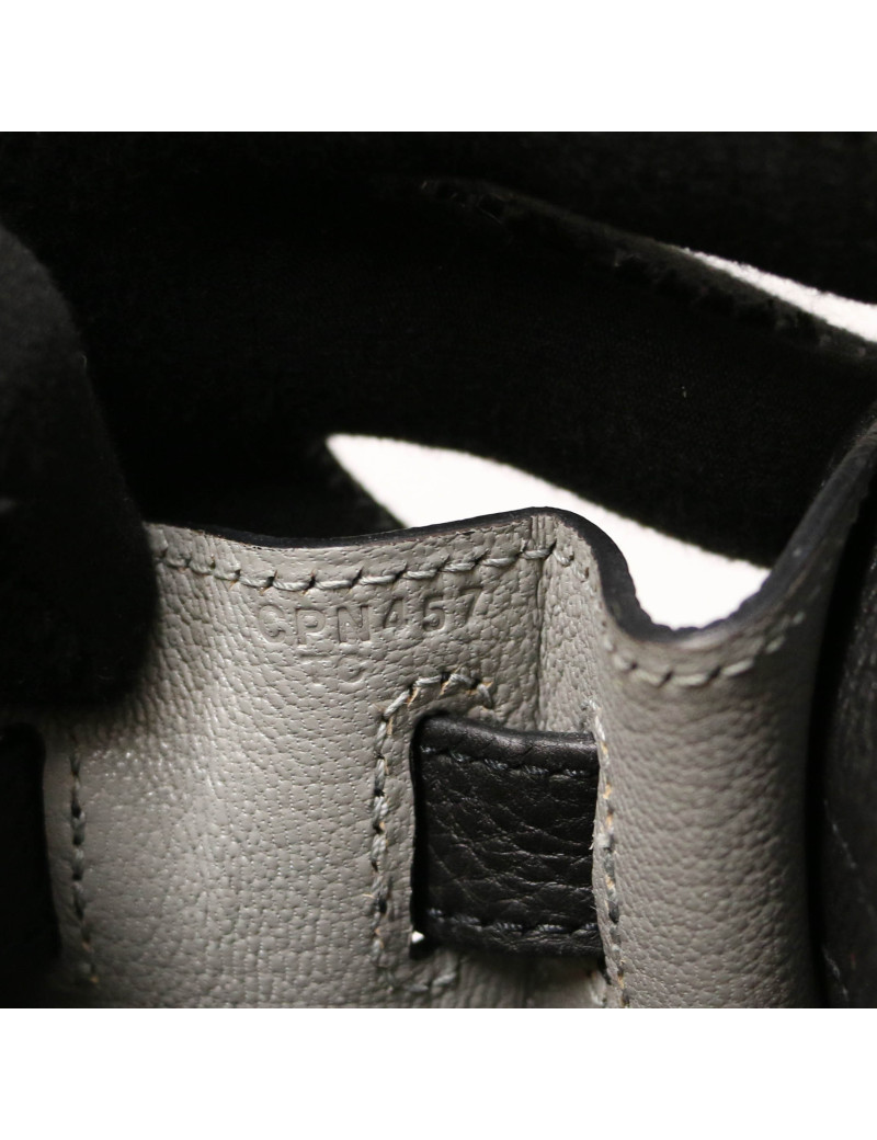 Sac HERMES Kelly II 28 togo noir