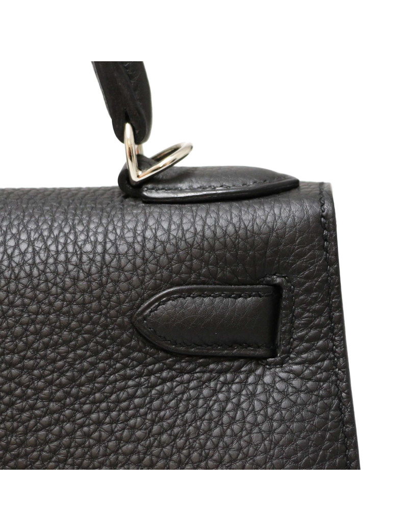 Sac HERMES Kelly II 28 togo noir