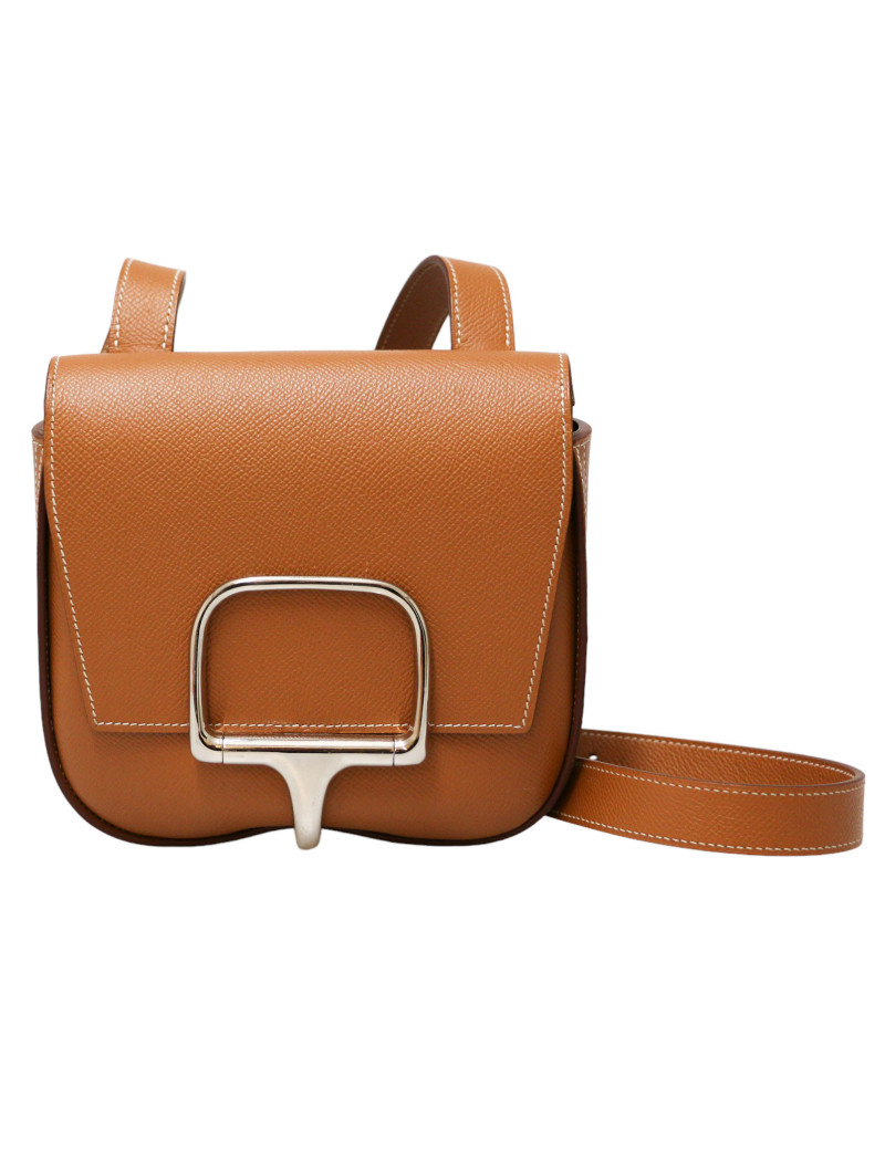 HERMES Della Cavalleria bag in gold epsom
