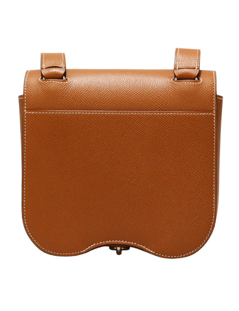 HERMES Della Cavalleria bag in gold epsom
