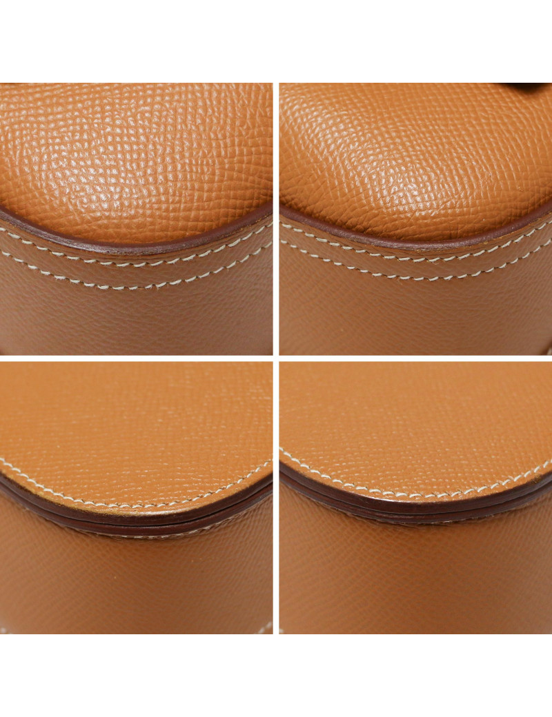 HERMES Della Cavalleria bag in gold epsom