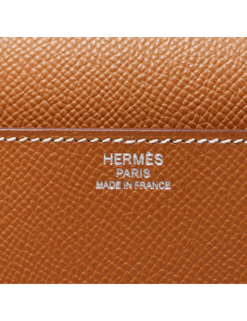 HERMES Della Cavalleria bag in gold epsom