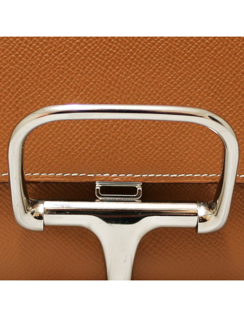 HERMES Della Cavalleria bag in gold epsom