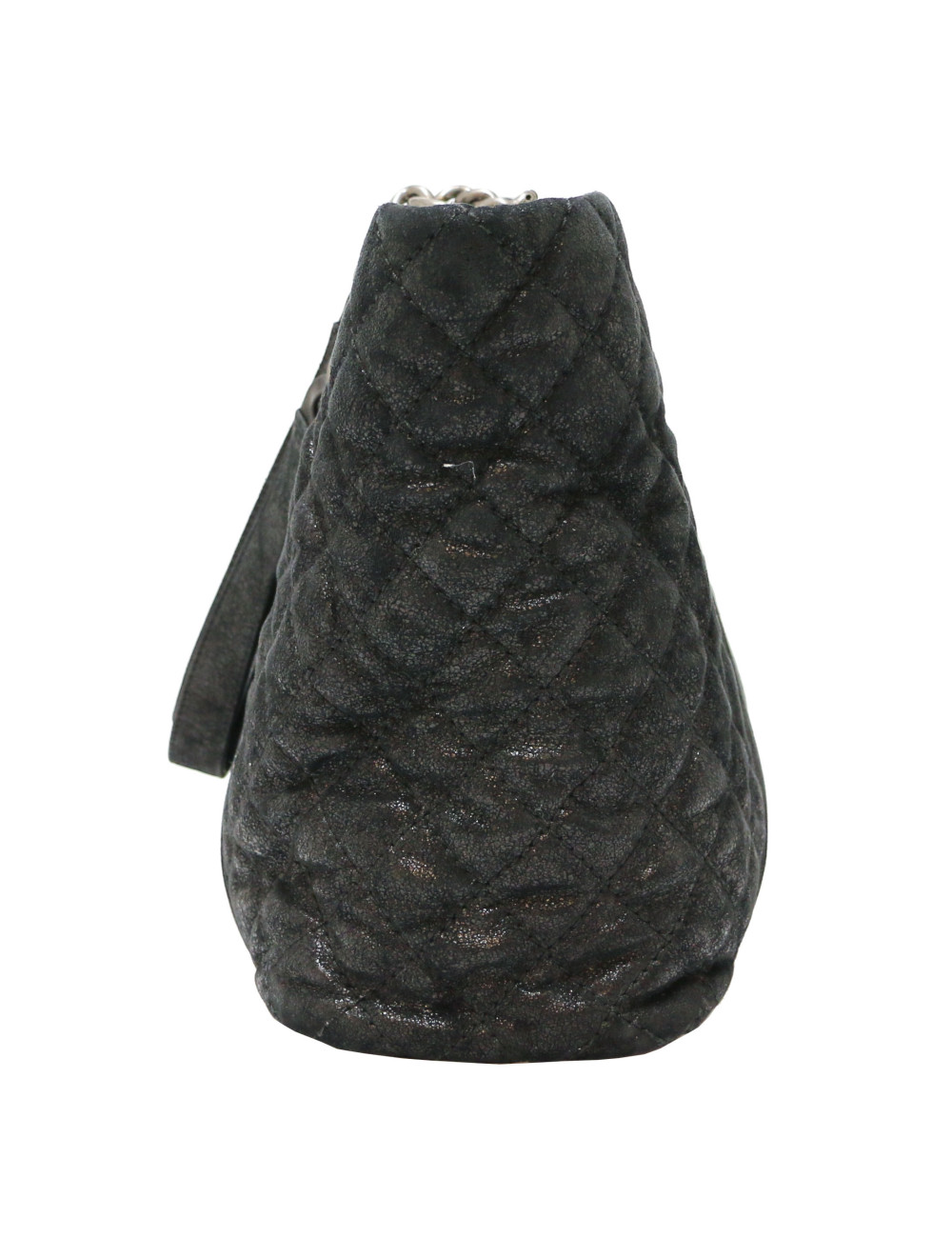 CHANEL iridescent black tote bag