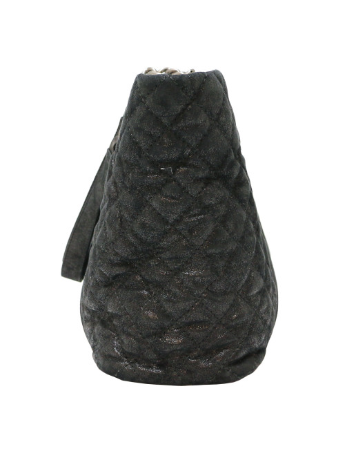 CHANEL iridescent black tote bag