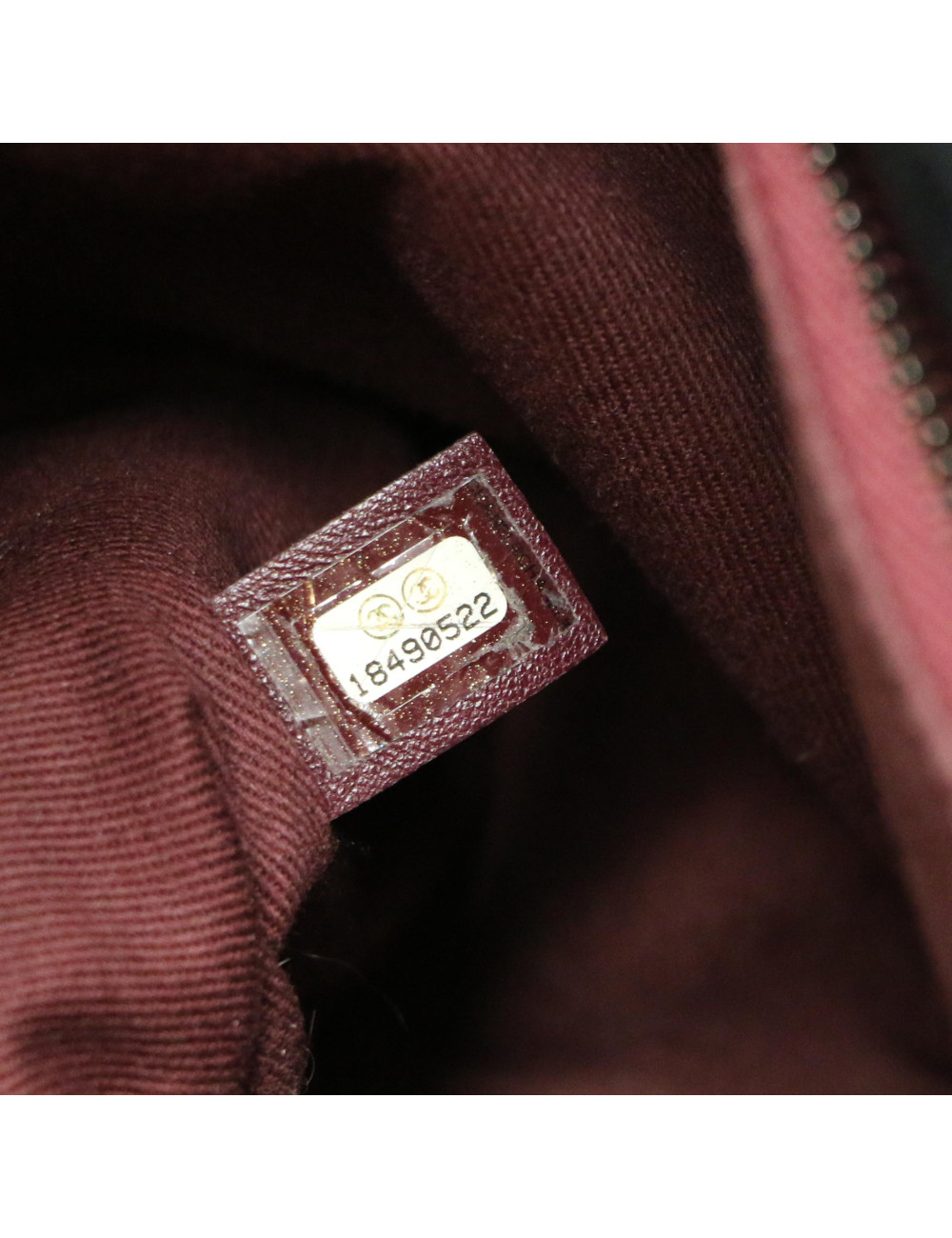 CHANEL iridescent black tote bag