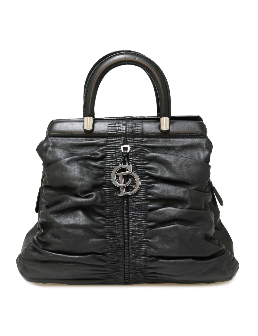 Sac CHRISTIAN cuir lisse noir