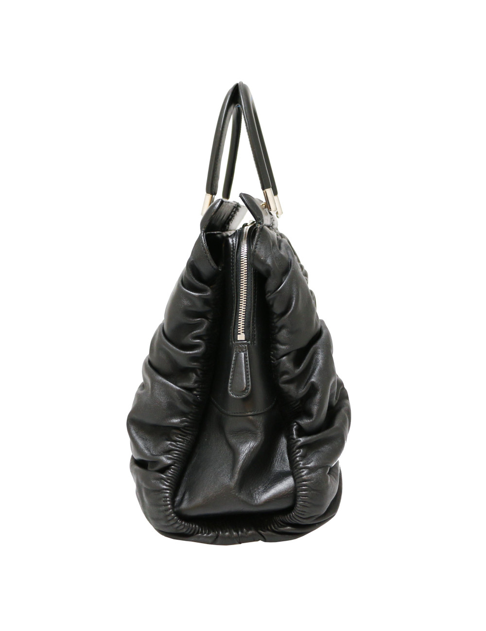 Sac CHRISTIAN cuir lisse noir