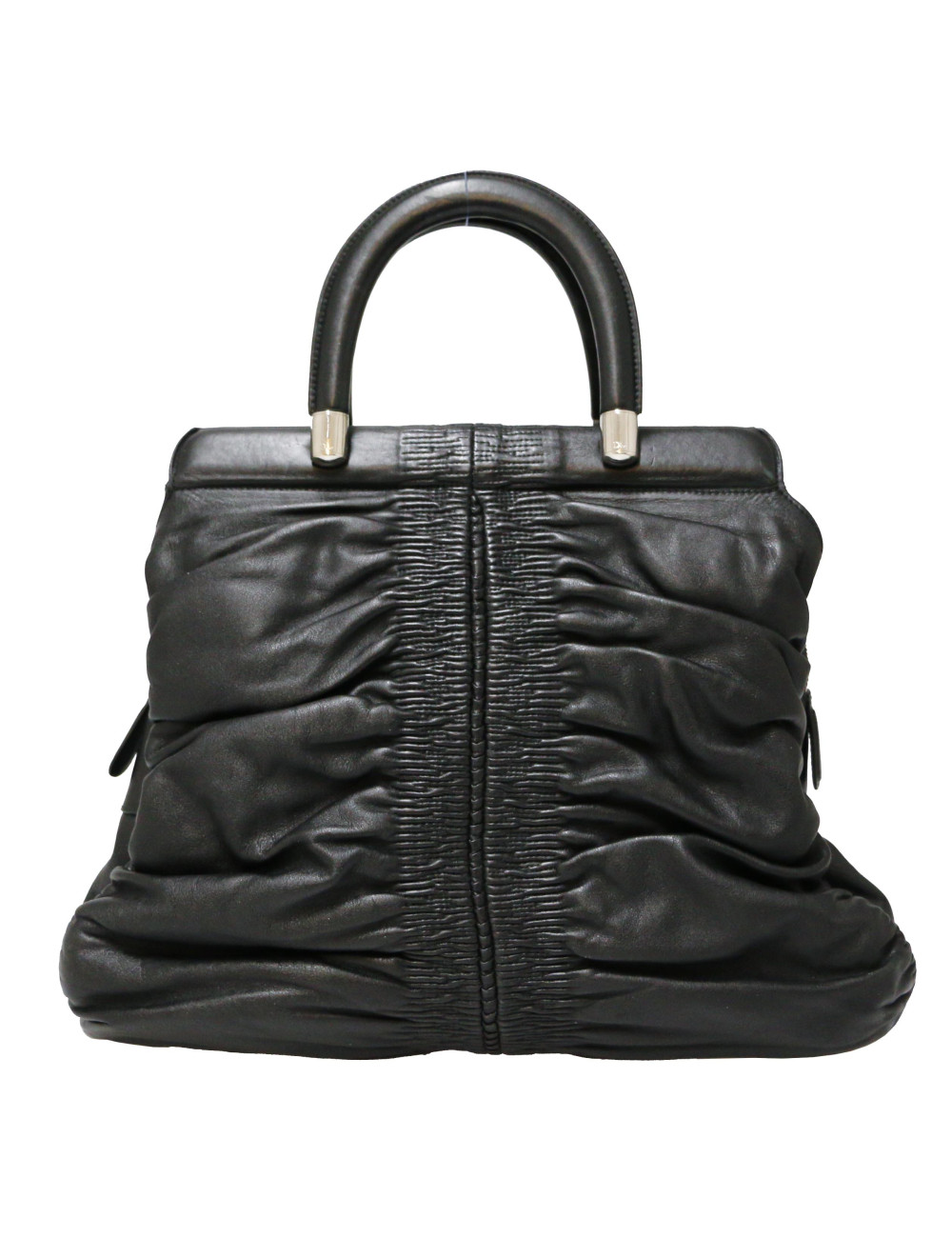Sac CHRISTIAN cuir lisse noir