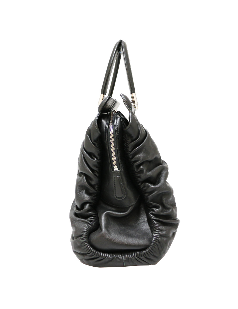 Sac CHRISTIAN cuir lisse noir