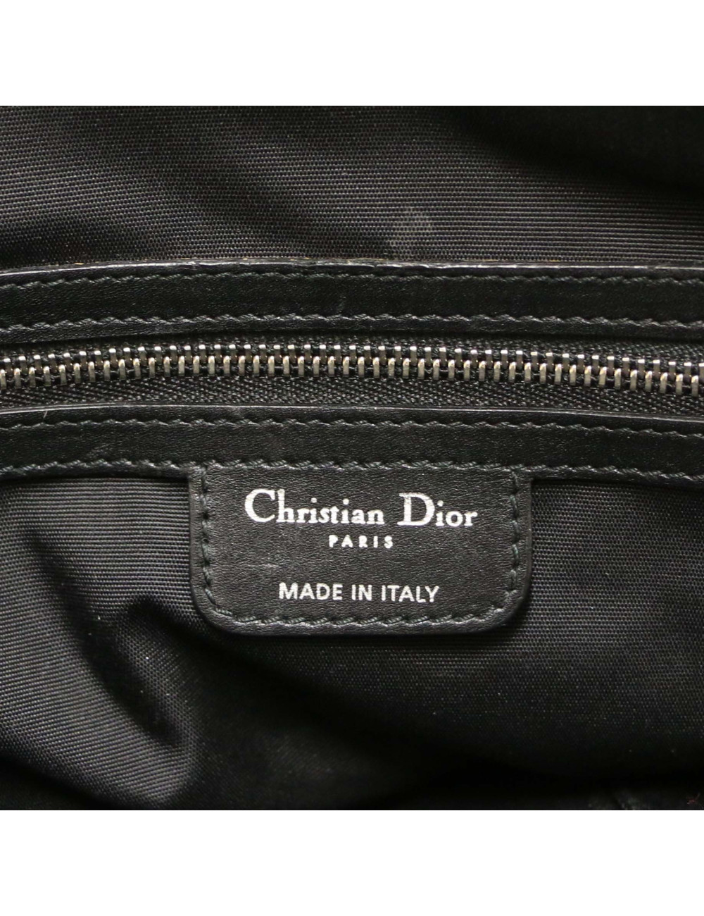 Sac CHRISTIAN cuir lisse noir