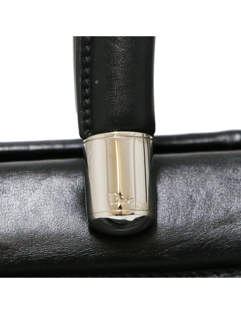 Sac CHRISTIAN cuir lisse noir