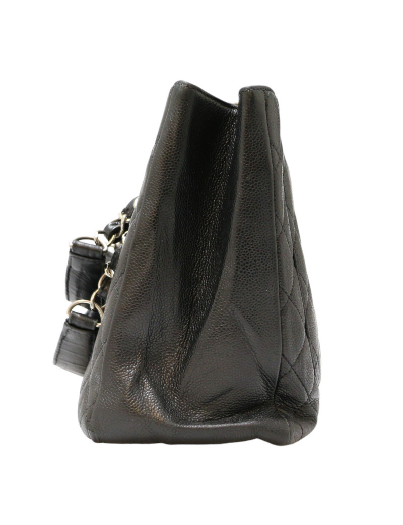 Cabas CHANEL cuir caviar noir