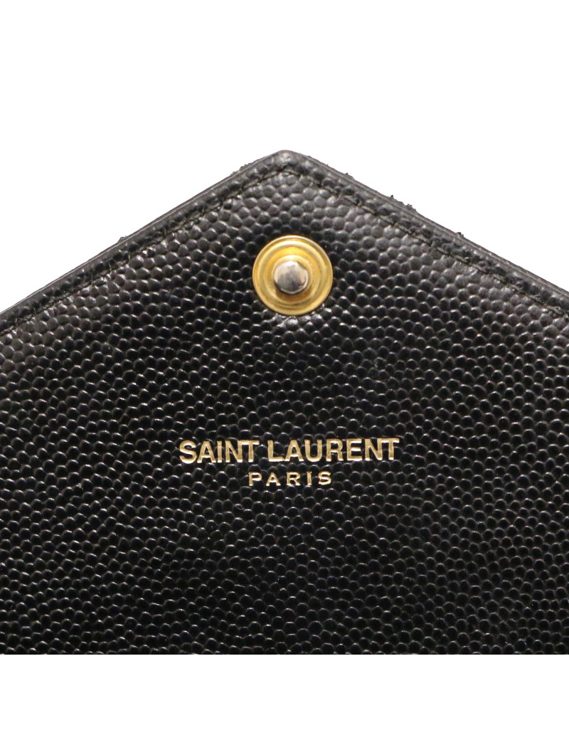YSL SAINT LAURENT black wallet