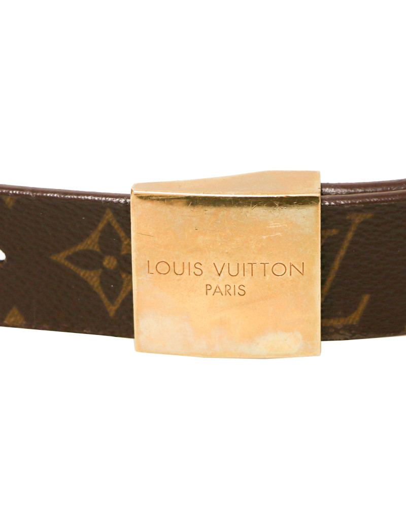 LOUIS VUITTON Monogram canvas belt