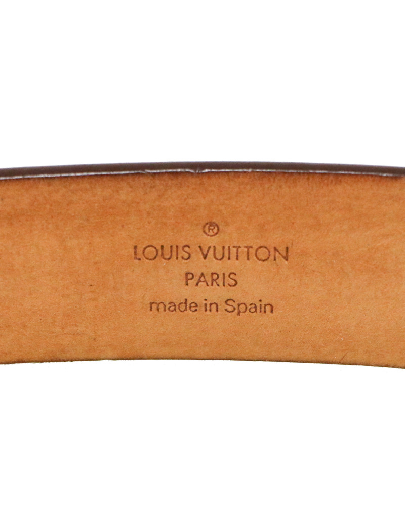 LOUIS VUITTON Monogram canvas belt