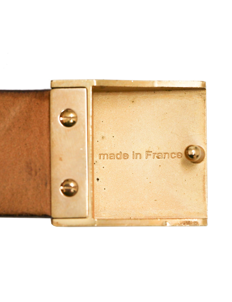 LOUIS VUITTON Monogram canvas belt