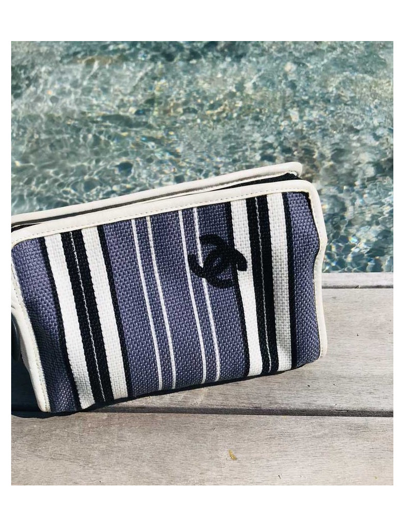 Trousse de toilette CHANEL toile