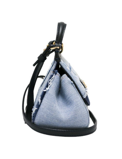 Mini sac DOLCE & GABBANA Sicily denim