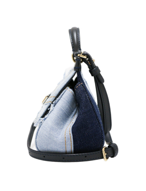Mini sac DOLCE & GABBANA Sicily denim