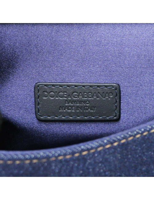 Mini sac DOLCE & GABBANA Sicily denim
