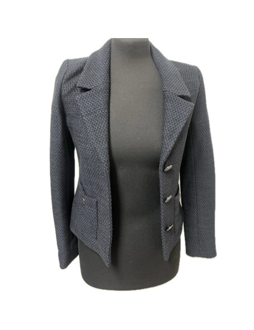 Veste CHANEL bleue T34