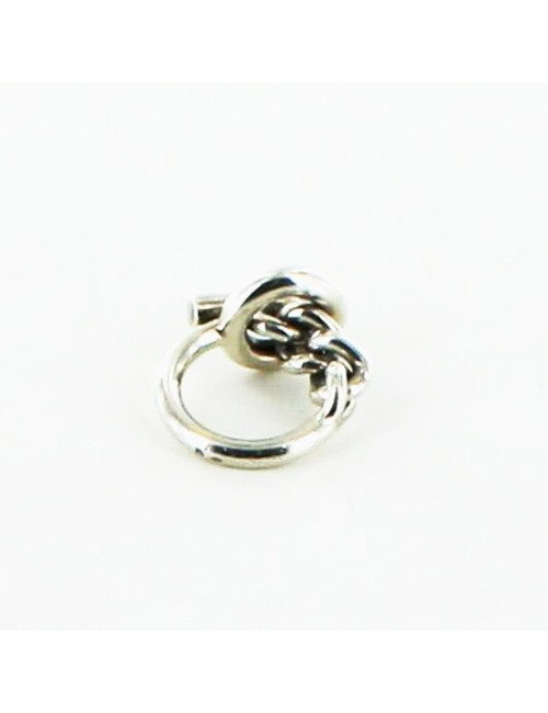 Bague "Croisette" HERMES argent t51