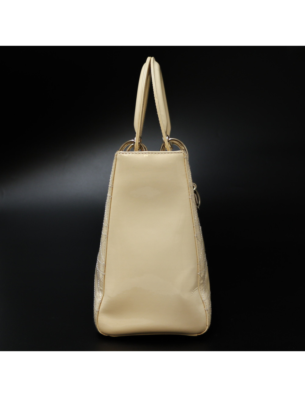 Sac Lady DIOR cuir verni